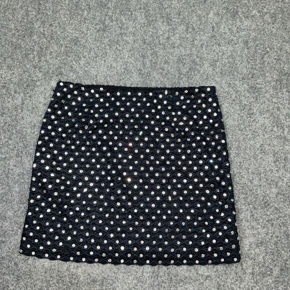Diane von Furstenberg Skirt Womens Size 4 Navy Pencil Skirt - Picture 11 of 14